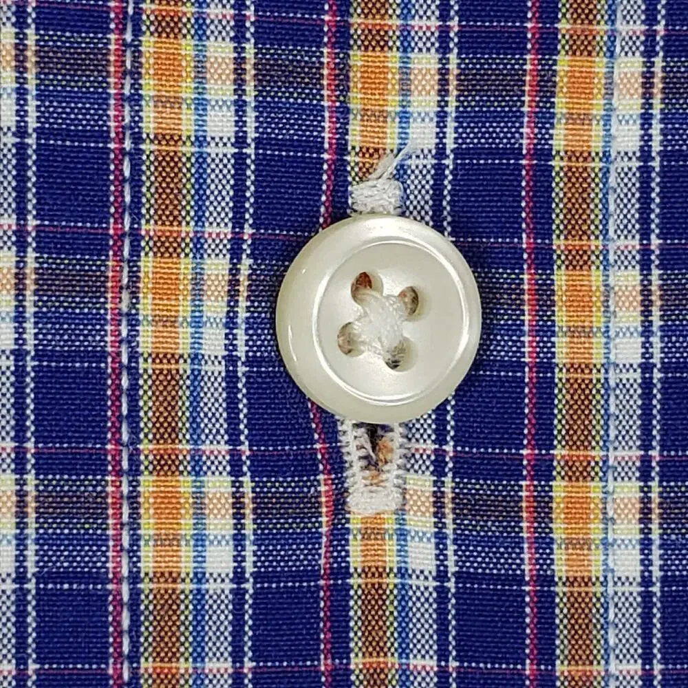 Polo Ralph Lauren Shirt Men's Size XXL Blue Multicolor Plaid LS Button Down